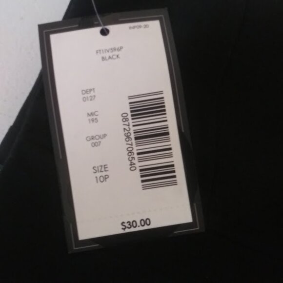 Investments Petites women's size 10 black pencil skirt - Picture 7 of 12